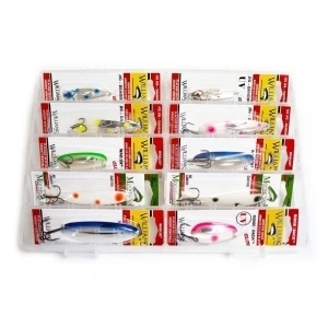 Рыболовный набор блесен Williams GLOW Фосфорный