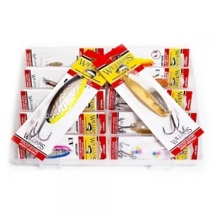 Подарочный рыболовный набор Двадцать блесен Williams Wabler