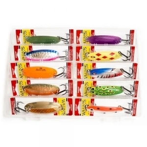 Рыболовный набор Десять блесен  Williams Wabler W60 Color